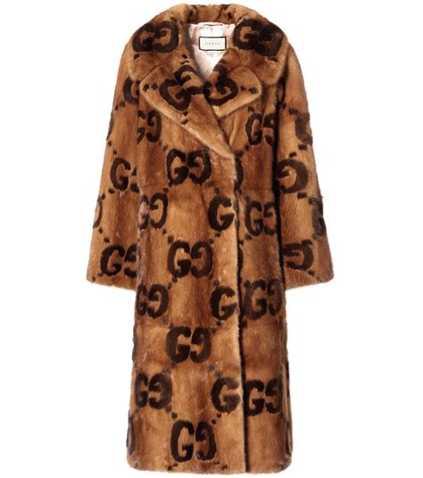 gucci fur coat replica|gucci trench coat women's.